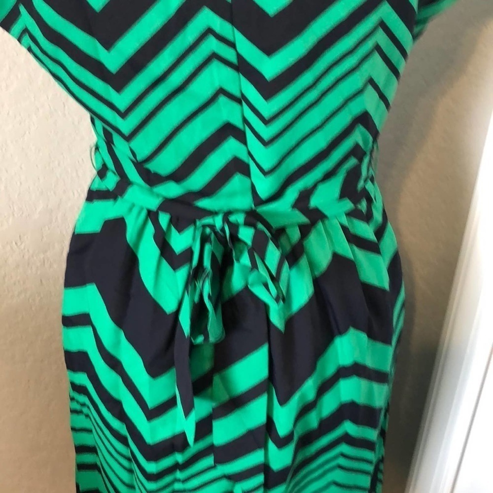 THE LIMITED Chevron Print Sash Tie Summer Work Dress - Picture 5 of 8